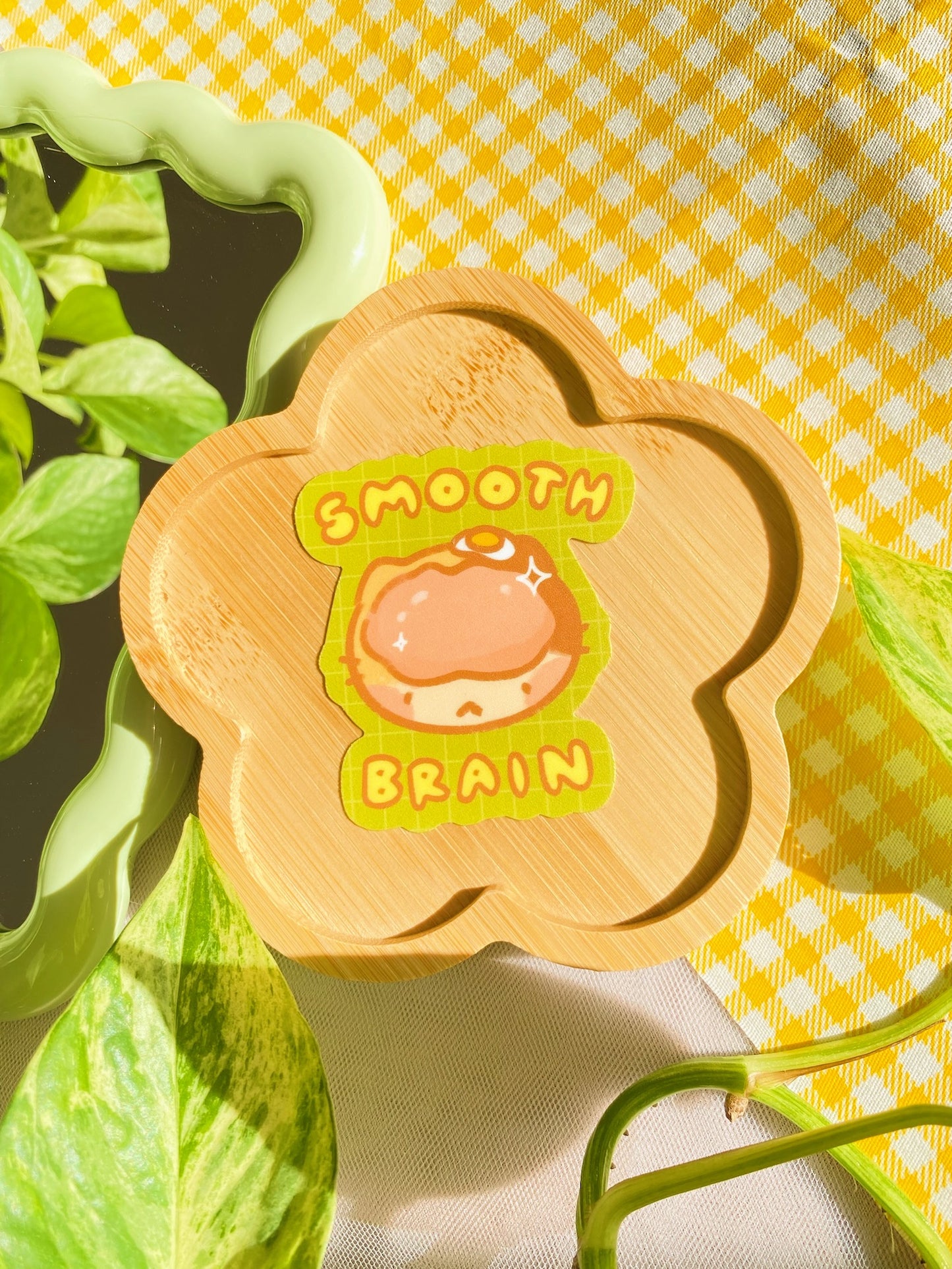 Smooth Brain Sticker