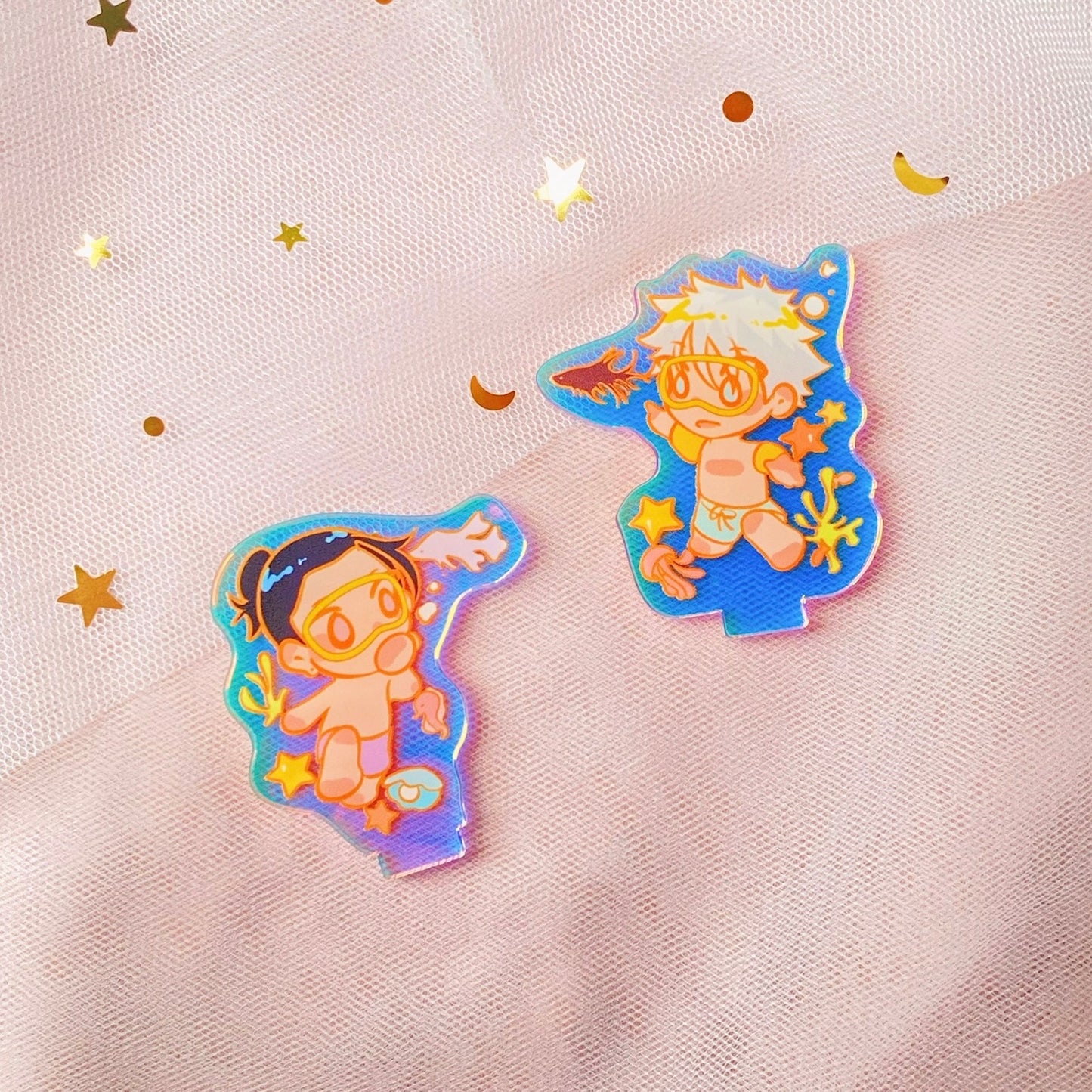 STSG: Acrylic Stands & Mini Phone Charms