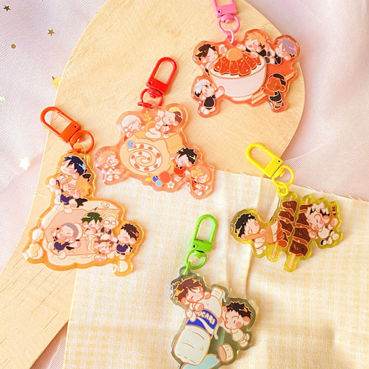 HQ Foodies: ACRYLIC CHARMS