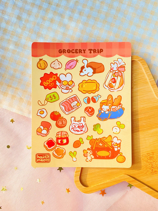 Grocery Trip Sticker Sheet