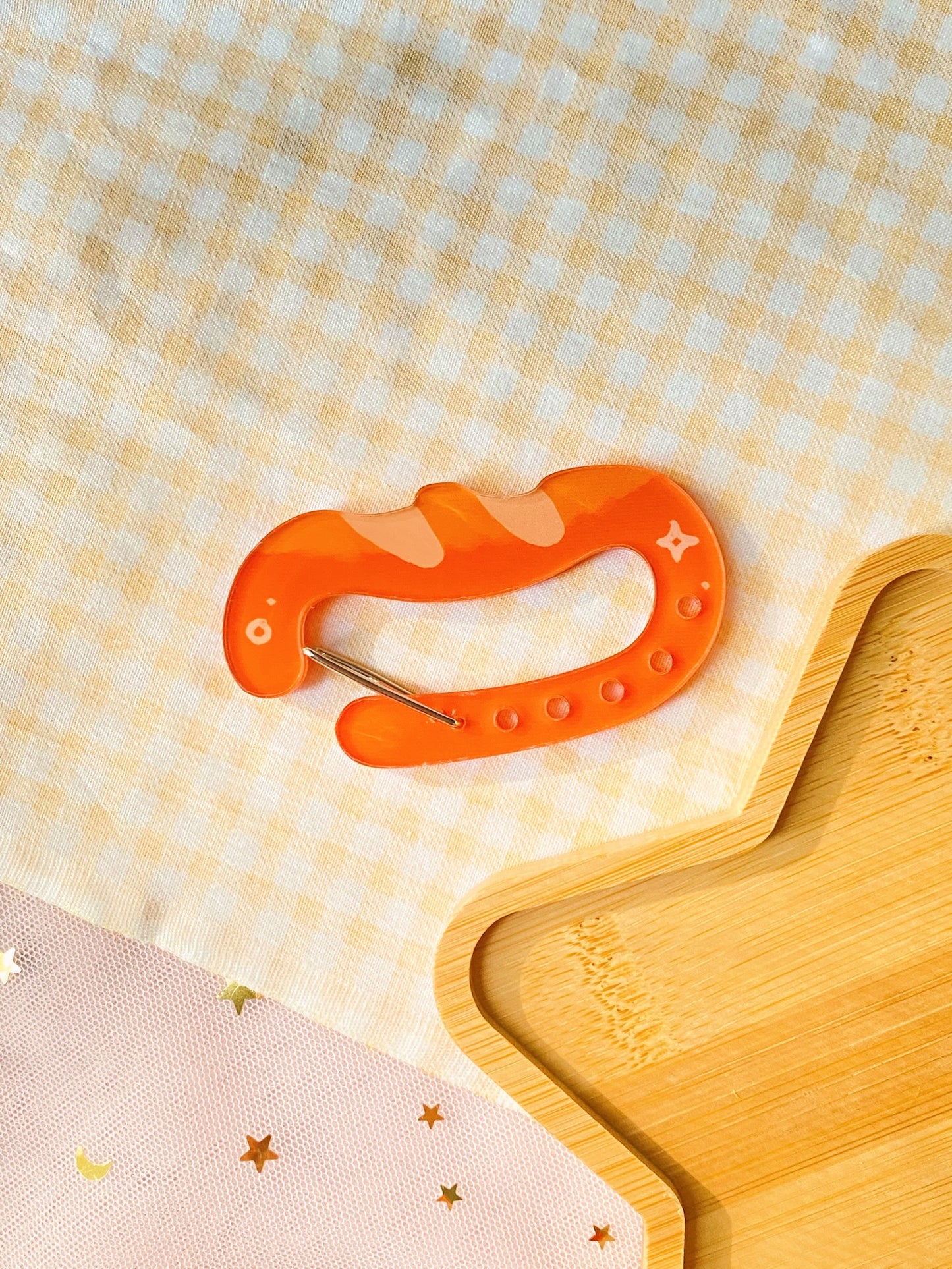 Baguette Acrylic Carabiner