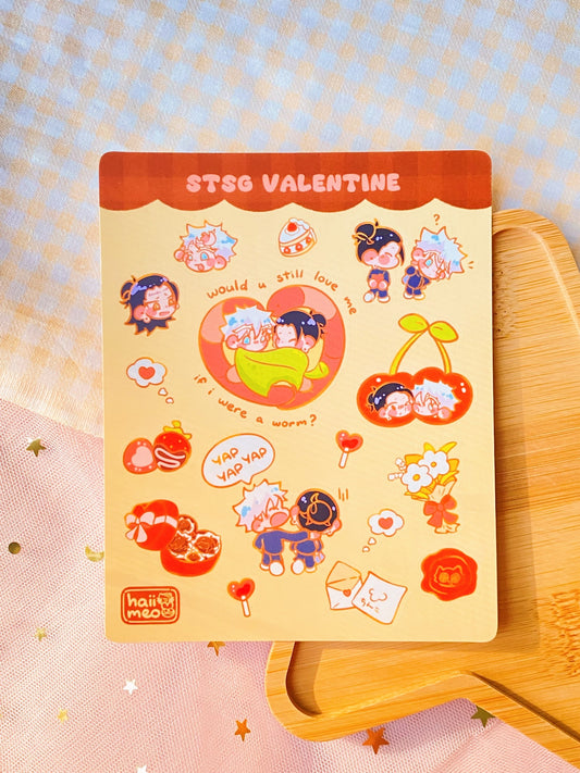 STSG Valentine Sticker Sheet
