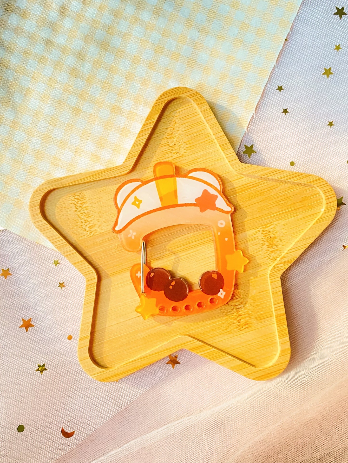 Boba Drinks Acrylic Carabiner