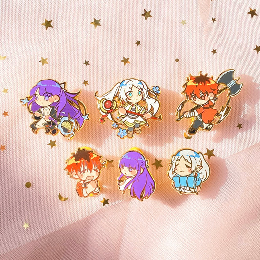 Mage & Warrior Pins