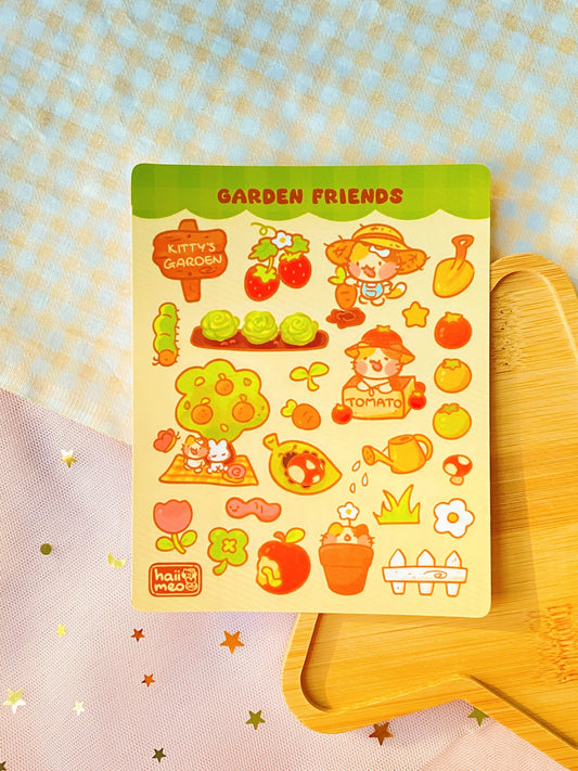 Garden Friends Sticker Sheet