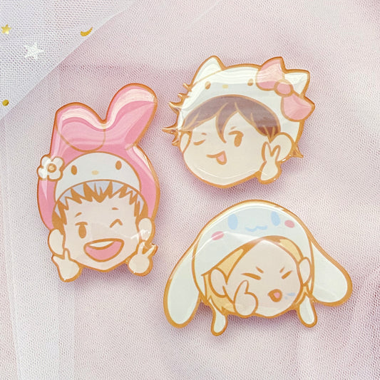 hq x kawaii mascots: phone grips